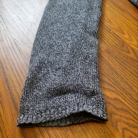 Alfani Grey Cowl Neck Knit Sweater Cardigan Women's Long Sleeve Size L - Picture 2 of 10